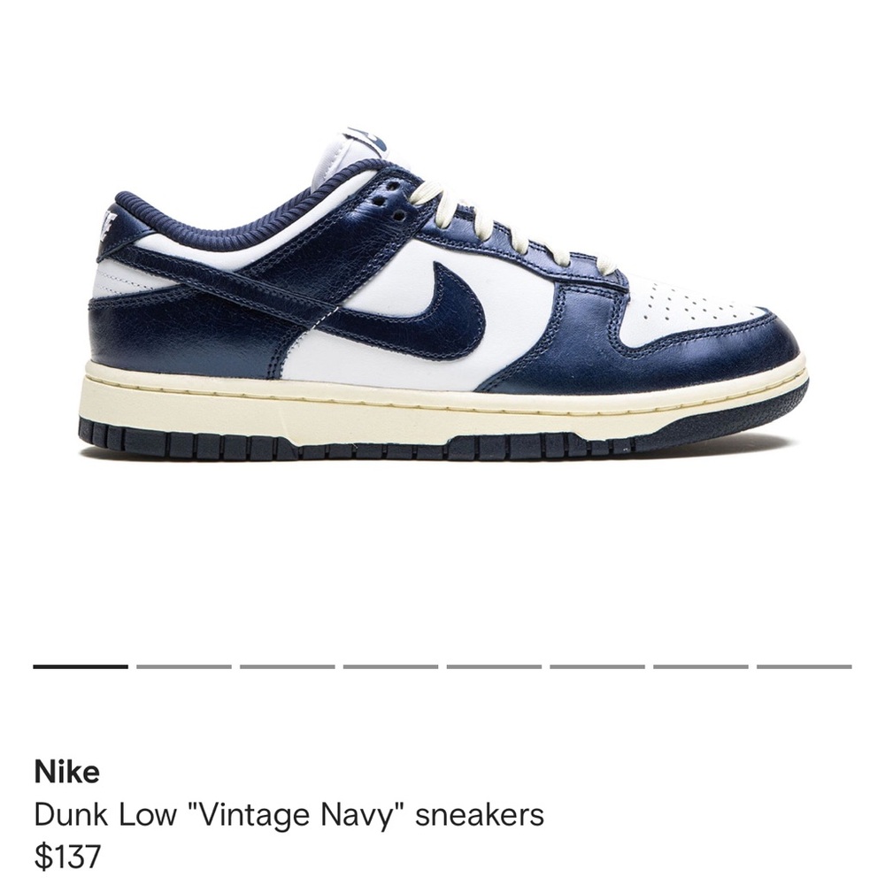 Nike Dunk Low “Vintage Navy” sneakers